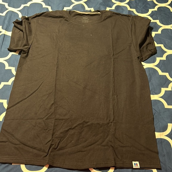 NEw mens 4 Pack Black Tees large - Picture 2 of 3